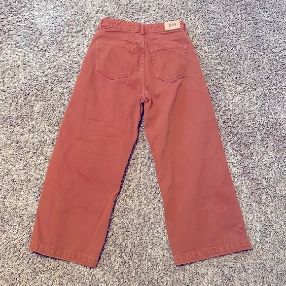 STR High-Rise Sailor Wide Leg Ankle Jeans - Picture 2 of 3